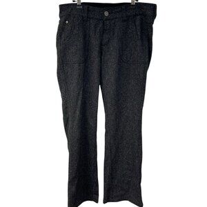 Woolrich Pants Women’s Size 10 Straight Leg Outdoors Gray Wool Silk Blend